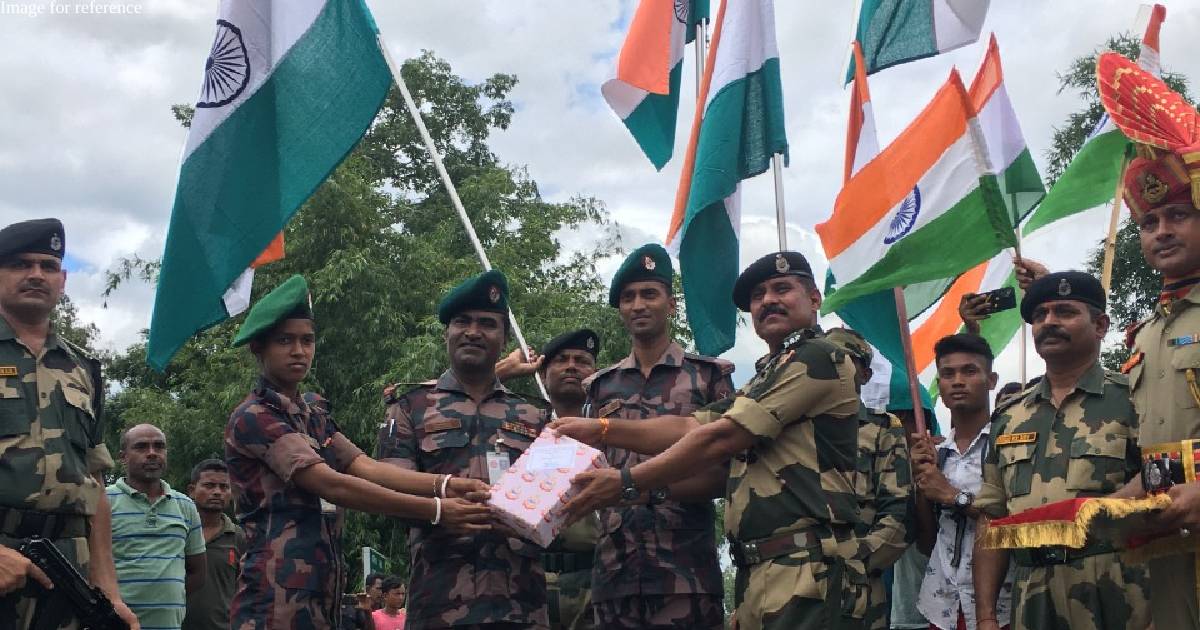 Independence Day 2022: BSF, Border Guards Bangladesh exchange sweets at Fulbari border